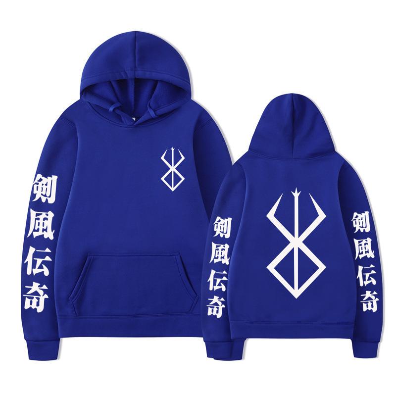Casual Loose Men'S And Women'S Hooded Sweater, Sun-Filled Sword Wind, Printed Sweater