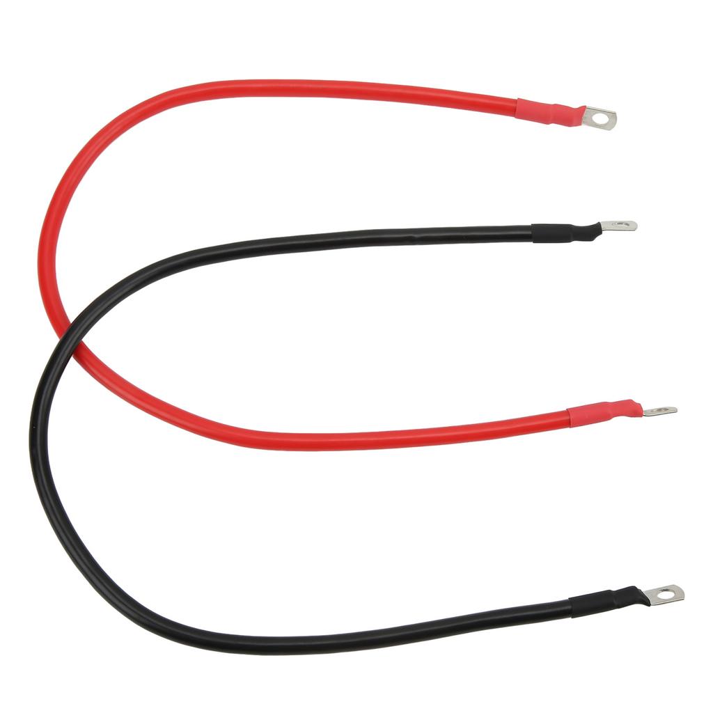 2pcs Battery Inverter Cable Red Black 8AWG Gauge Flexible PVC Waterproof for Car Boat Solar Energy