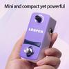 Portable Metal Body Guitar Looper Touch Loop Recorder Zinc Alloy Texture Guitar Part for Practice Performances Travel