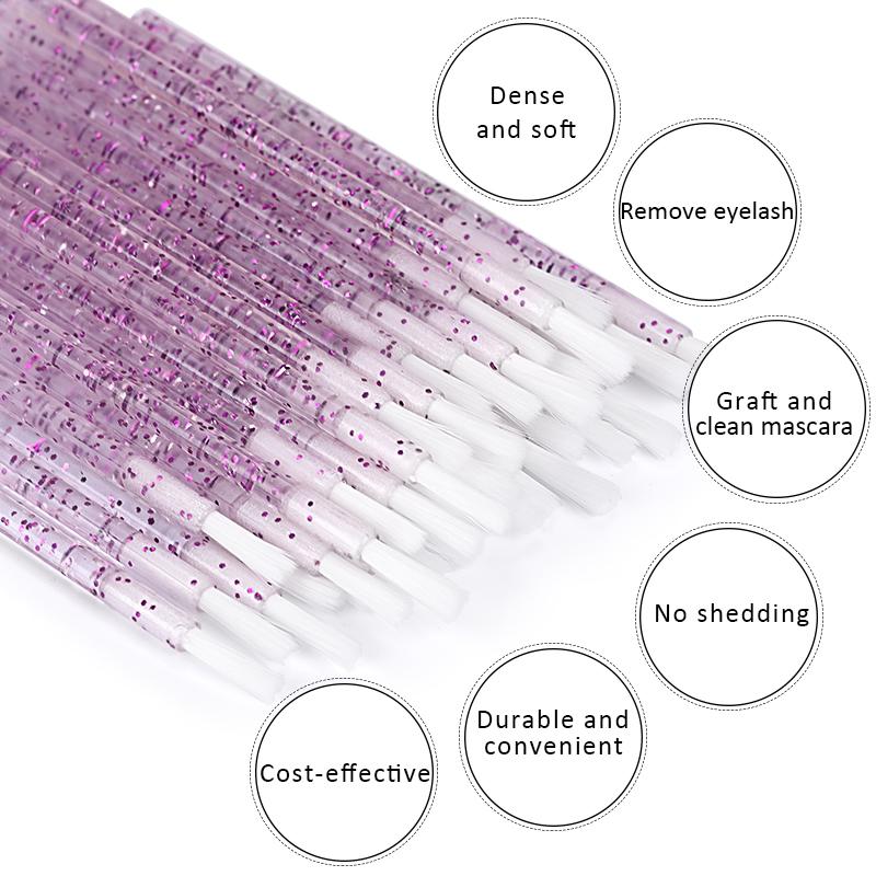 50/100Pcs Nylon Eyelash Brush Disposable Mascara Lip Glossy Wand Microbrush Applicator Lashes Extension Accessories Makeup Tools