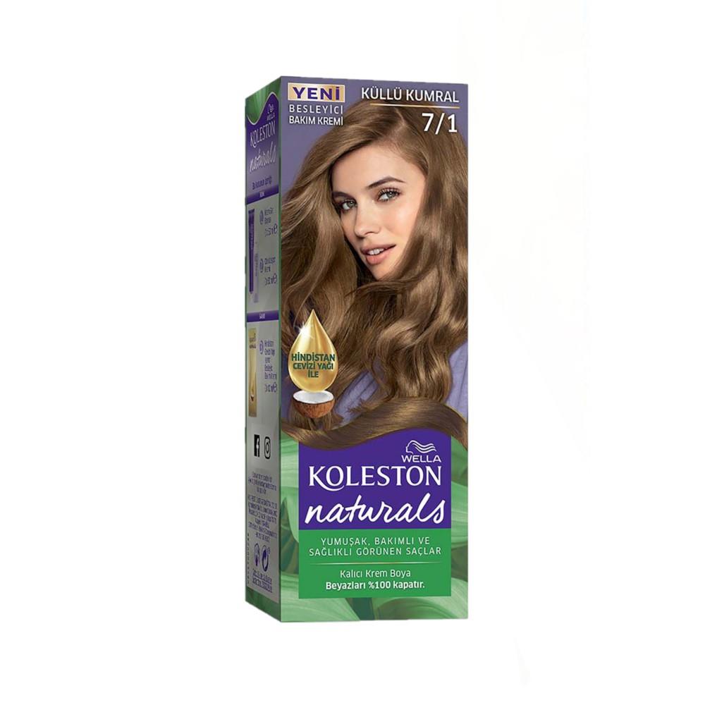 

Краска для волос Koleston Naturals Set 7/1 Пепельно-рыжий