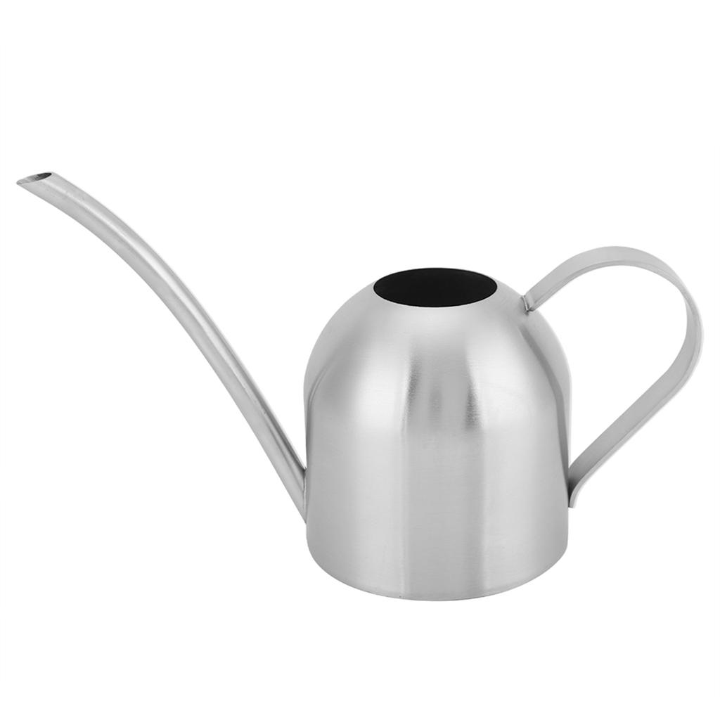 500ml Stainless Steel Indoor Outdoor Watering Can Garden Plant Flower   Spout Watering Pot