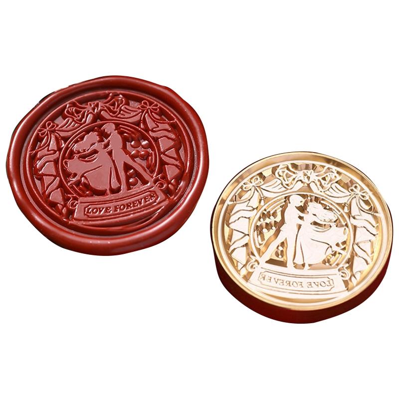 Lovely Wax Seal Stamp Love Theme Stamps for Head Scrapbooks Decorative Gift Pack