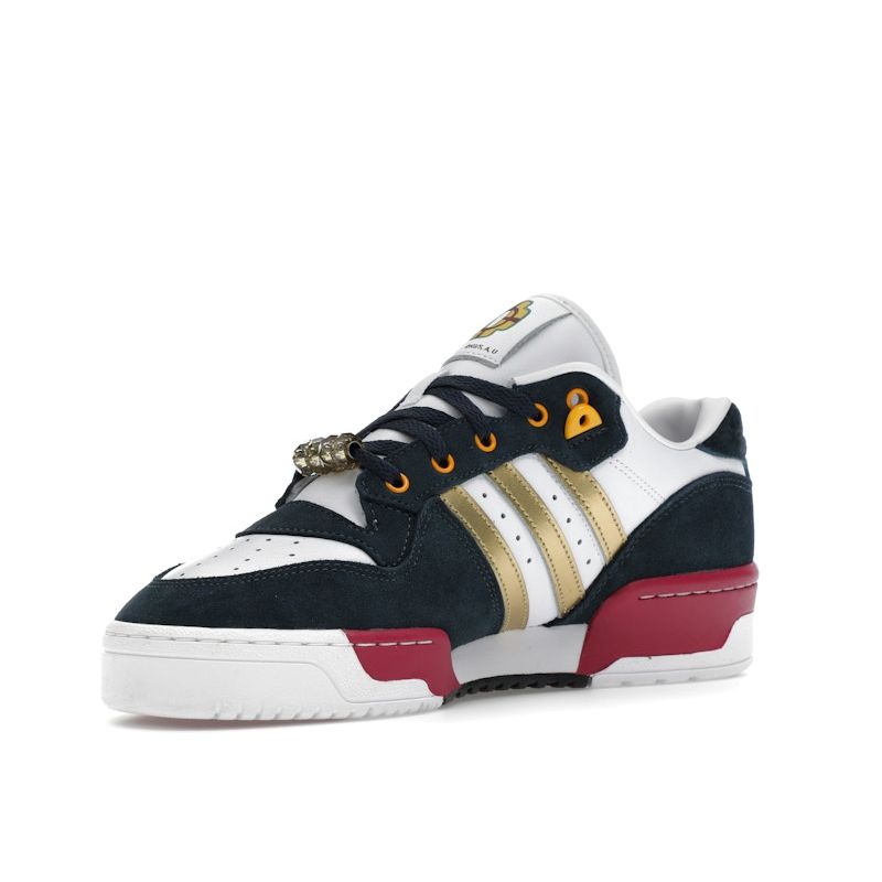 Demon Slayer X Adidas Rivalry Low Tengen Men Sneakers White Cloud-White Gold-Metallic JI3311