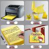 Lemon Yellow Thickened Color Copy Paper Sheets for Supermarket Promotions