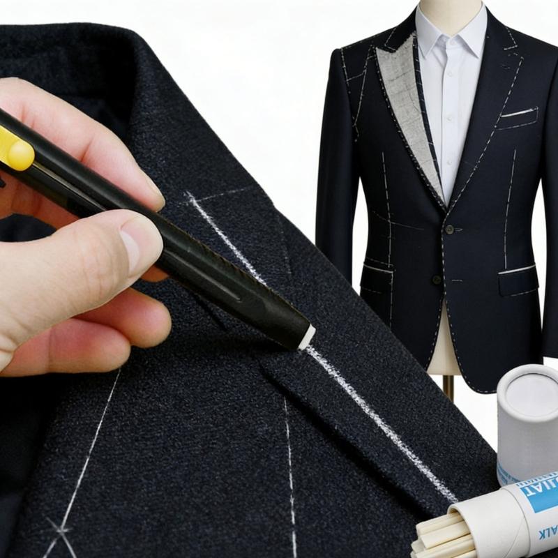 Plastic Fabric Marking Pen Tailor Chalk Pen Includes box of Refills for Fabric Cutting Sewing Dressmaking