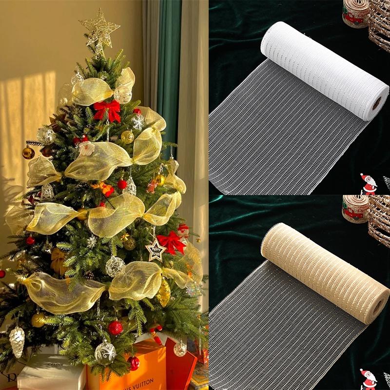 354.33inch Christmas Ribbon Decorations for Tree Ornaments, Home Decorations, Christmas Party Accessories