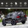 1/24 Scale Patrol Diecast Alloy Car Model Off-road Vehicle SUV Toy Car with Light and Sound Pull Back Toy Collection for Kids Adults Gifts