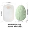 Silicone Easter Egg Molds 3D Relief Pattern Easter Chocolate Molds Spring Easter Resin Epoxy Molds For DIY Eggs Candles Soaps
