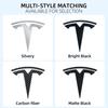 FOR Car Overlay Sticker for Tesla Model 3 Model Y Front Hood Cover Emblem Steering Wheel Rear Trunk Badge Modified Decoration