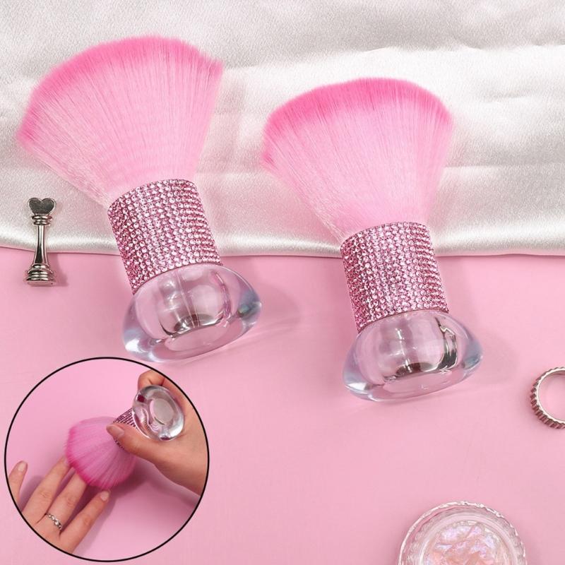 Multifunktionale Nageldust-Reinigungspinsel mit weichen Borsten, Puderpinsel für professionelle und Heimmaniküre