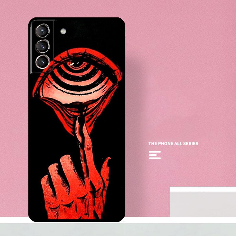 Scary Face Eyes Phone Case For Samsung Galaxy S25 S26 Ultra S20 S21 S22 S23 S24 Plus S10 S25 FE Cover Coque