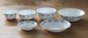 Corelle Small Dish Plate, Break-resistant, Lightweight, Microwave Safe, Oven Safe, Dishwasher Safe, French Doily J106-FD CP-8765