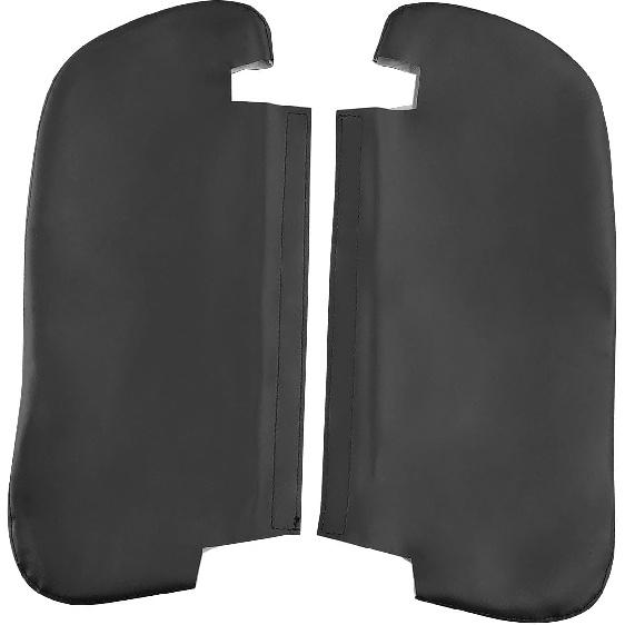 Paar Sonnenblende Leder Schwarz Abdeckung Skin Fit für 1994-2001 Dodge RAM 1500 2500