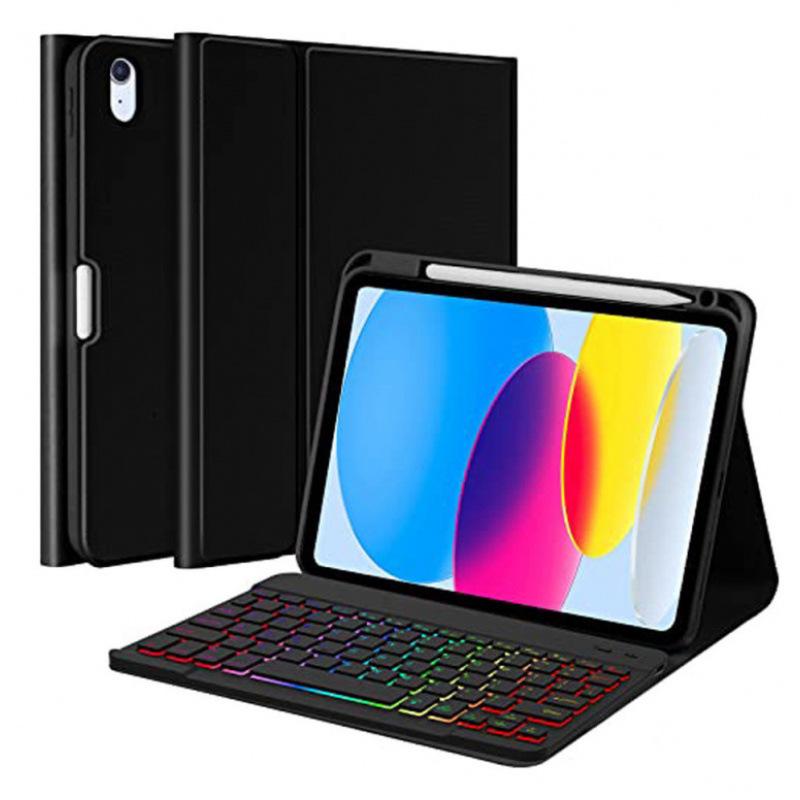 Huawei MatePad SE11 Bluetooth Keyboard Case with Pen Slot & 7-Color Backlight