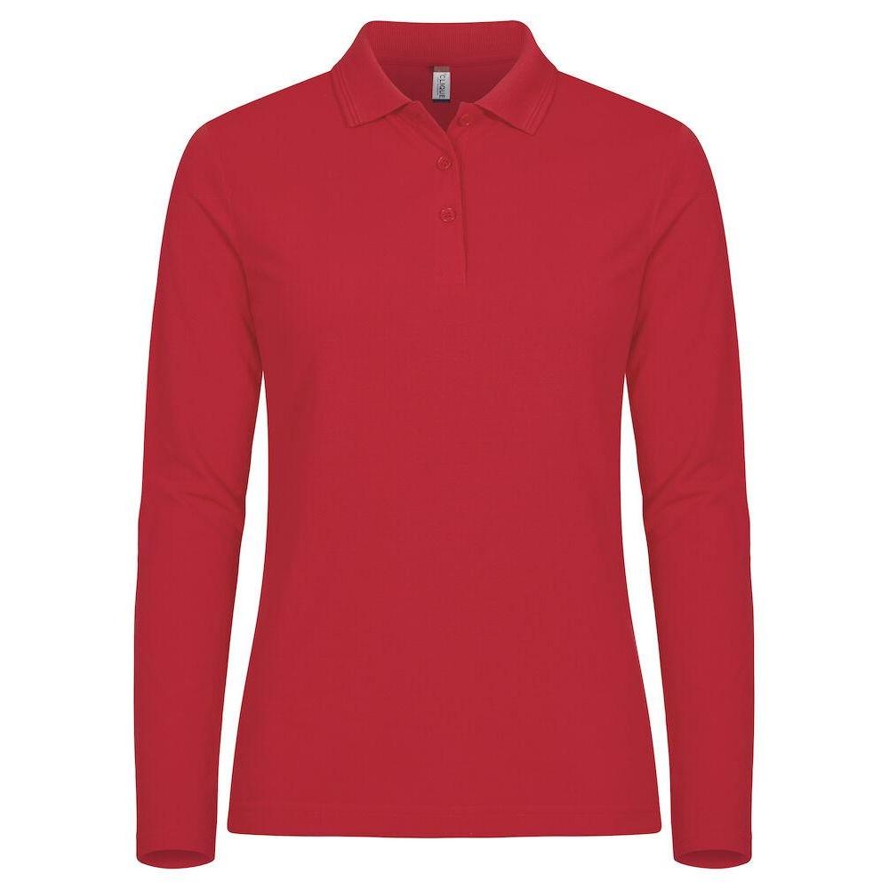 Clique Womens/Ladies Manhattan Long-Sleeved Polo Shirt