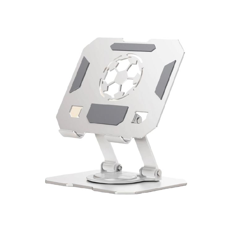 

Portable 360 Degree Rotating Tablets Stand With Double Axises Height Adjustment And Carbon Steel Construction For 4.7 13 Devices белый