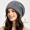 Keep Warm Beanie Hat Ear Protection Pullover Caps Casual Knitted Hat  Winter