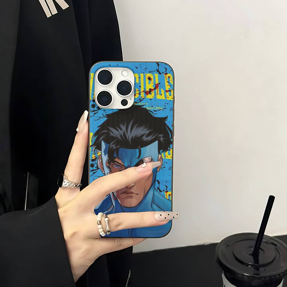 

Непобедимый Супергерой Аниме Для IPhone 17 16 15 14 13 12 11 Pro Max Plus Pro Гофрированный Ударопрочный Матовый Чехол для Телефона iPhone 17