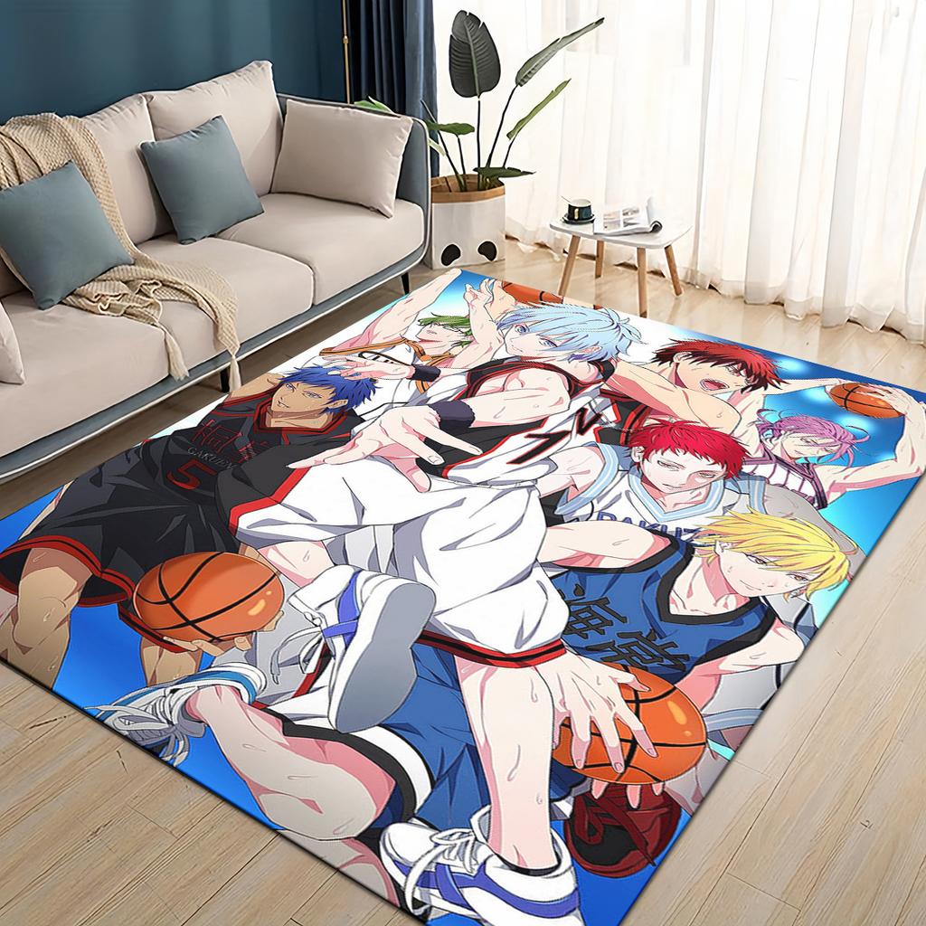 27 Styl Nowy Kreskówkowy Anime Kuroko no Basket Dywanik Dywan do Salonu Sypialni Dekoracja Domowa Sofa, Mata Podłogowa Antypoślizgowa do Zabawy dla Dzieci