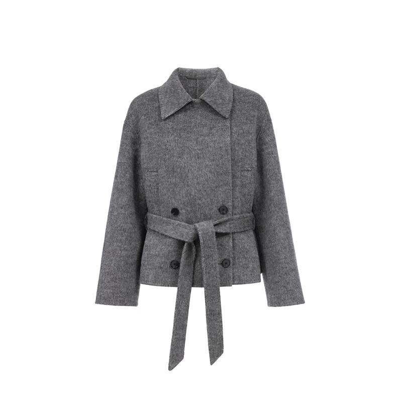 Veromoda Women's Wool Blend Double-faced Short Coat