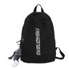 Nylon School Backpack For Teens With Durable Zipper And Phone Pocket For Daily Use