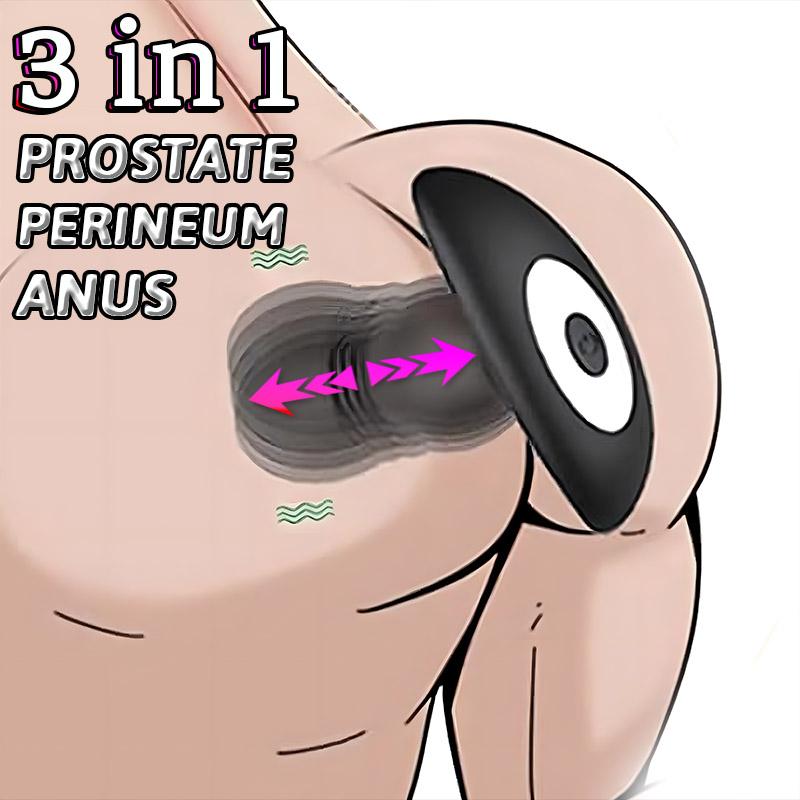 Bezdrátové dálkové ovládání Vibrátor řiti Zatahovací Vibrátor řiti Zástrčka pro masáž řiti Sexuální hračky S