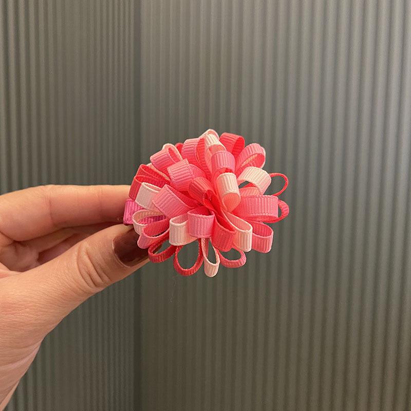 Colorful Sunflower Hair Clips for Children - Korean Style Handmade Accessories