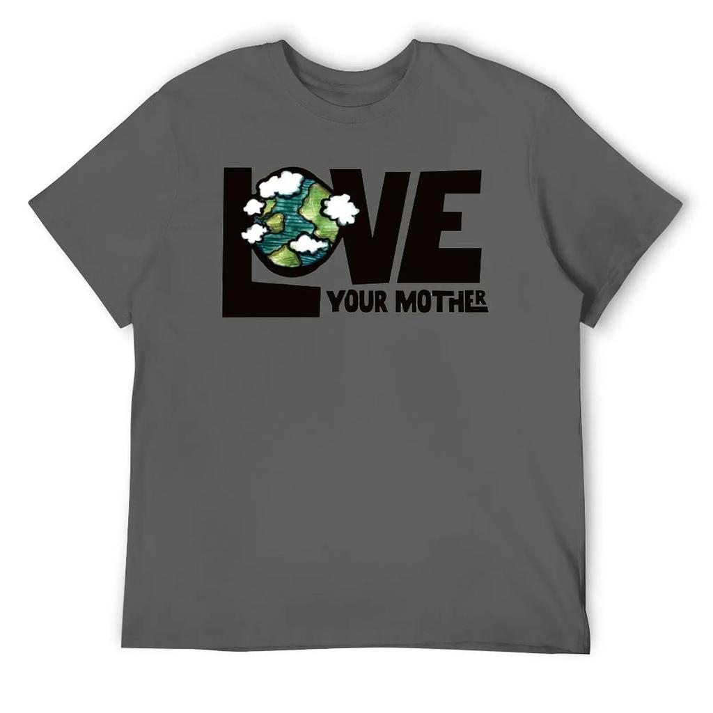Mother's Day Love Your Mother Earth Men's Triblend Fresh T-shirt Sport T-shirts Hipster Sarcastic Fitness Eur Size