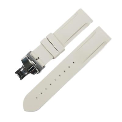 Swatch X OMEGA Exclusive Rubber Strap with D-Buckle (Beige)