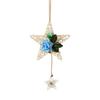 Rattan Hanging Ornaments, Five-pointed Star Shape Hangings, Handcrafted Durable Wear-resistant Home Decoration for Family Friends