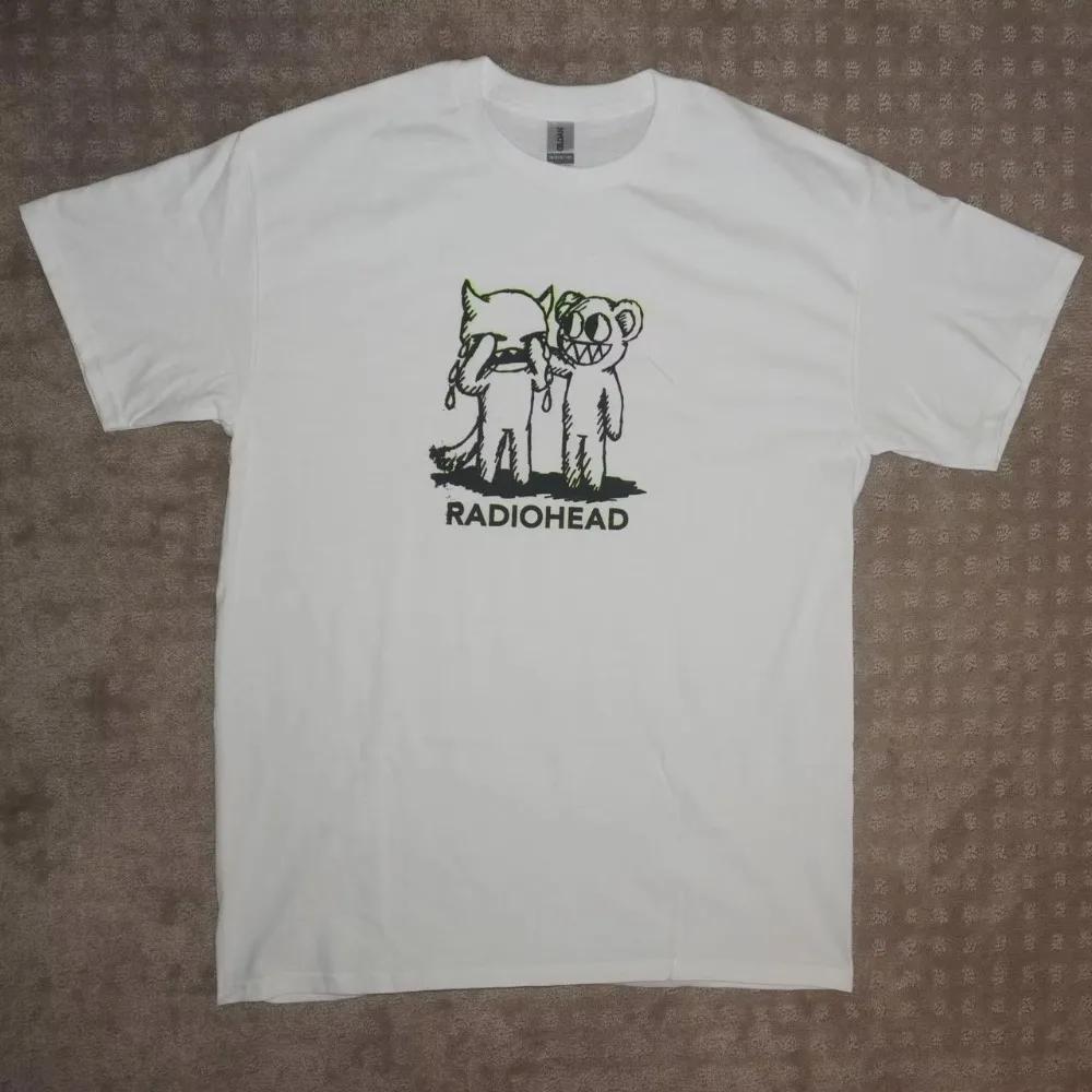 New Cotton Print Casual RADIOHEAD THE BENDS Vintage Unisexs Women Tshirt Casual Round Neck Loose Oversize Tshirt