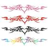DIY Heart Wings Car Windshield Sticker Vinyl Film Self-Adhesive Auto Decor Removable Vehicle Tuning Accessory