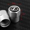 4Pcs Aluminium Car Wheel Tire Valve Cover Dust-proof Decorative Caps Accessories For Lexus RX350 IS250 IS350 GX460 ES350 GS350CE7 