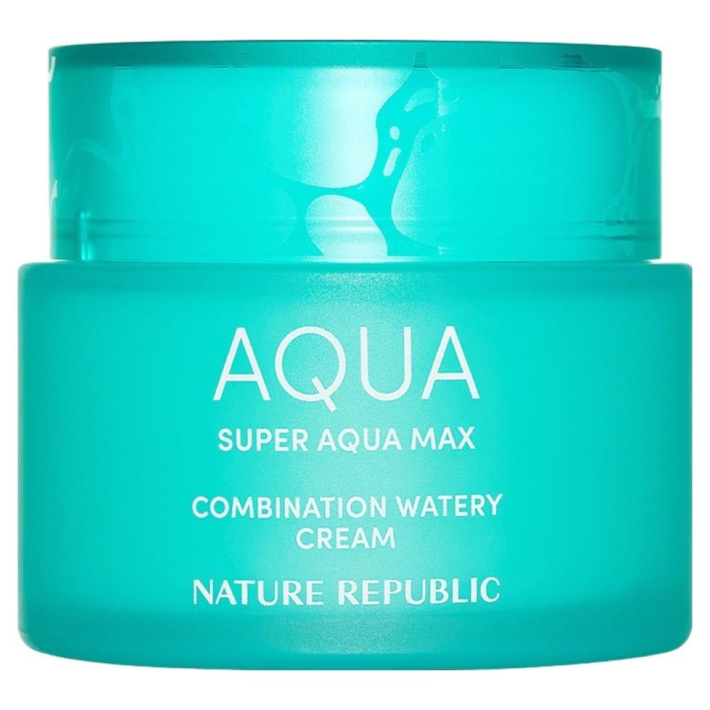 Nature Republic Super Aqua Max Combination Watery Cream Deep Hydrating Moisturizer 120ml