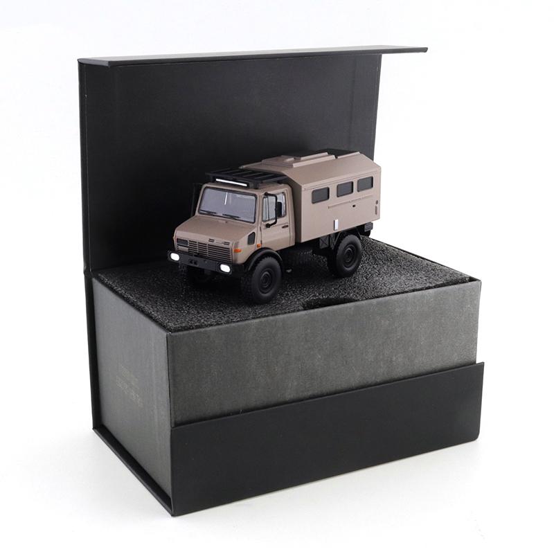 MASSDI 1/64 Unimok U1300L Off-road RV Truck Special Rescue Truck Car Alloy Motor Vehicle Diecast Metal Model Kids Toys for Boys