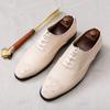 Dress Business Office Casual Carved British Mens Wedding Formal Oxfords Designer Man Party Loafers Flats Shoes for Men Plus Size