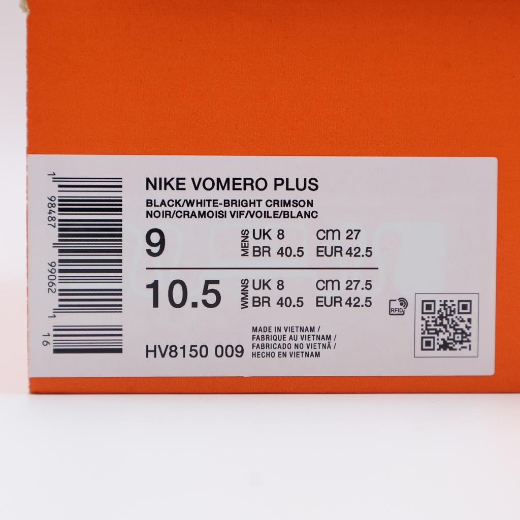 HV8150-009 Nike Vomero Plus Black Bright Crimson White (Men's)