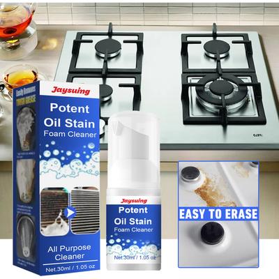 Jaysuing Spumă Puternică Curățare Pete de Ulei Instrument de Curățare Casă Bucătărie Detergent Spumă Puternică Curățare Ulei Grăsime Murdărie 30ml