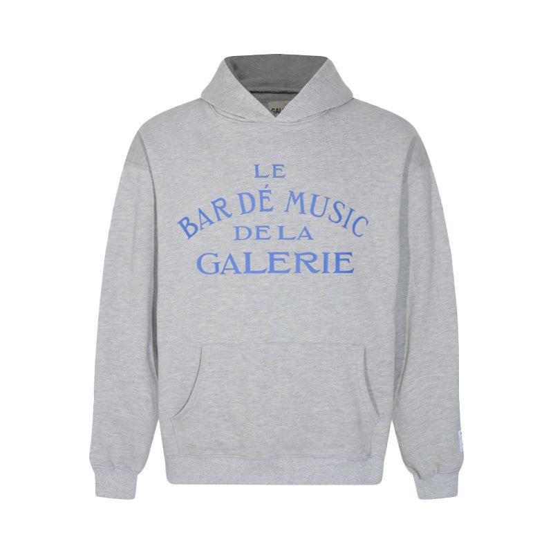 Unisex Classic GALLERY Print Pure Cotton Hooded Sweatshirt S