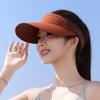 Summer Sun Protection Hat With Letter Embroidery For Outdoor Running And Cycling Enthusiasts