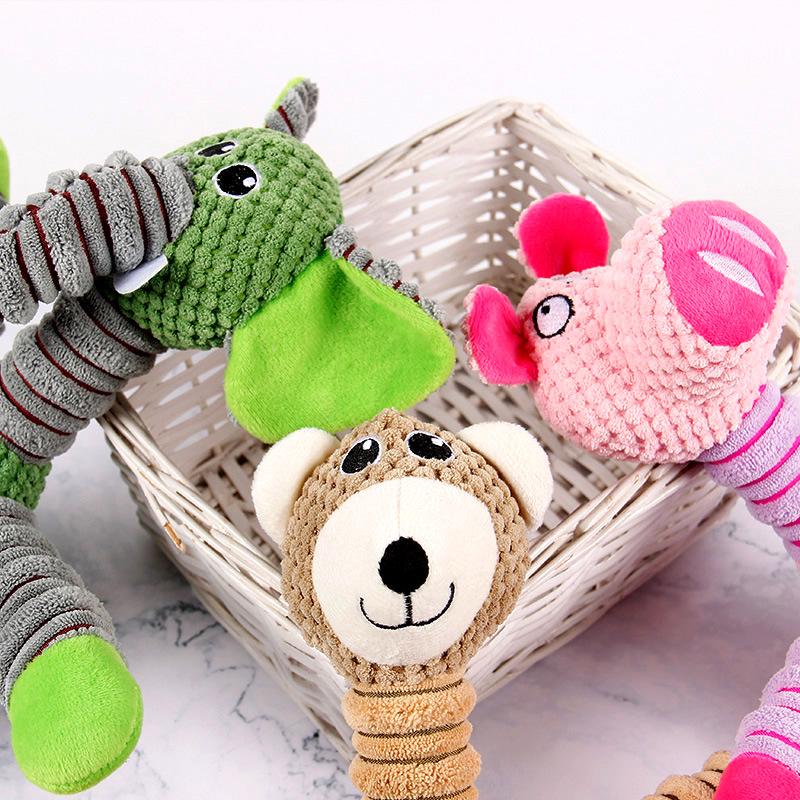 Durable Corn Kernel Plush Toy for Cats and Dogs
