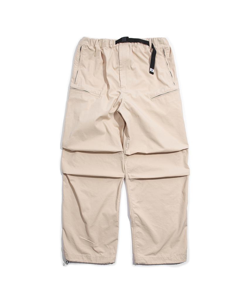 SLOWPOKE Wide Utility Pants Beige