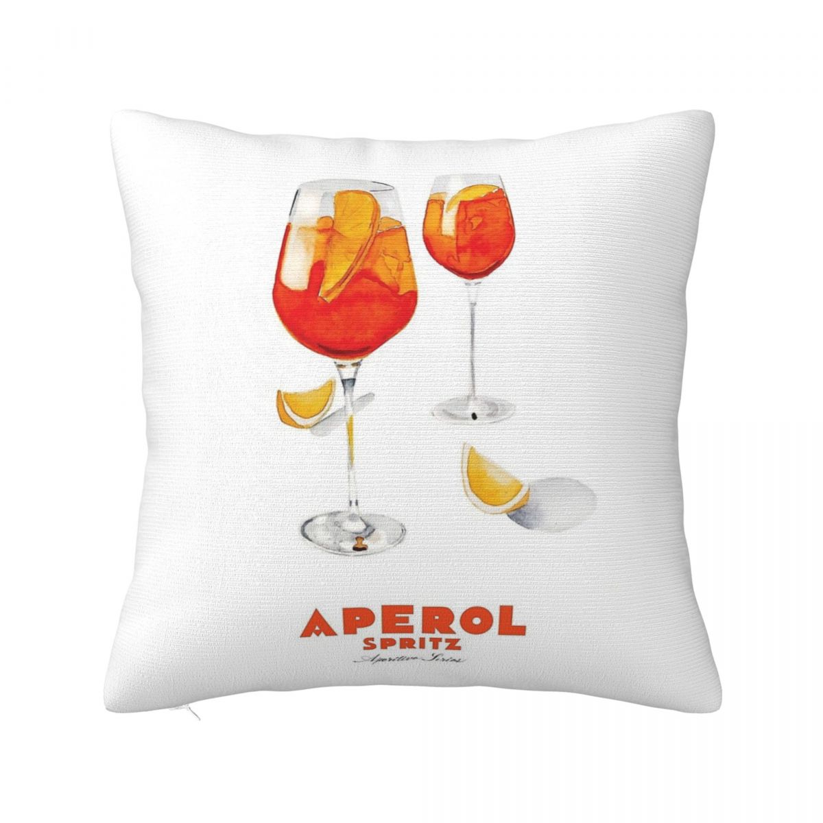 

Aperol Spritz In A Gl Square Pillowcase Cushion Cover Pillow Case Throw Pillow Cover for Home Bedroom Car 12x12Inch