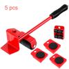 5cs Furniture Heavy Object Mover Moving Heavy Object Labor-saving Tool Pulley Base Moving Large Part Heavy Objects