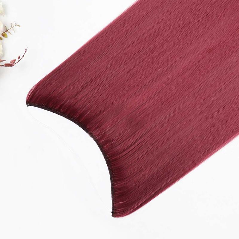 

MISS WIG Волосінь Подовжена перука у волоссі для жінок Синтетична довга пряма перука Затискач у волоссі Природно м який