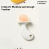 Baby Silicone Baby Can Boil Toothpaste Bite Toy Teething Period Anti-eating Hand Molar Stick Anti-chain