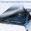 New Winter Snow-Proof Car Sunshade and Snow Shield, Extended and Thickened for Winter, Sunshade for Front Windshield, Snow Cover, Frost and Freeze
