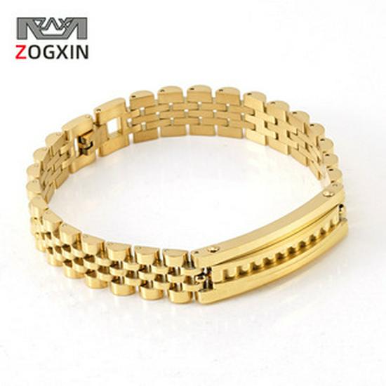 Men's Polished Titanium Steel Six-Sided Cuban Chain Bracelet - Simple, Versatile Hip Hop Style