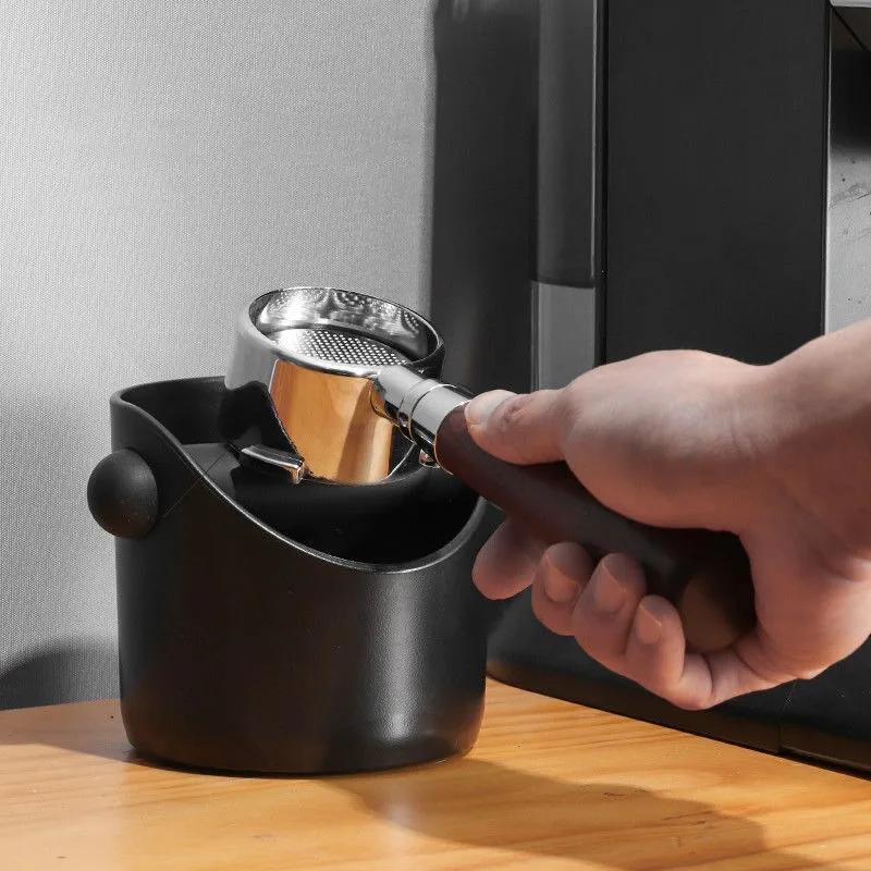 Tlmiaca nádoba na kávovú usadeninu protišmyková zberná nádoba na espresso na kávovú usadeninu s odnímateľnou tyčou na vyklepávanie Odpadkový kôš na kávovú usadeninu